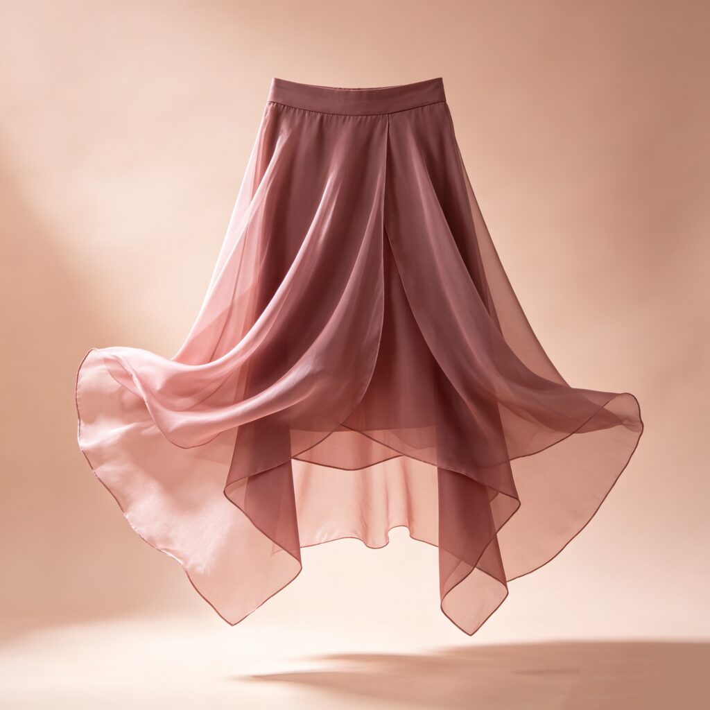 Rose Chiffon Skirt